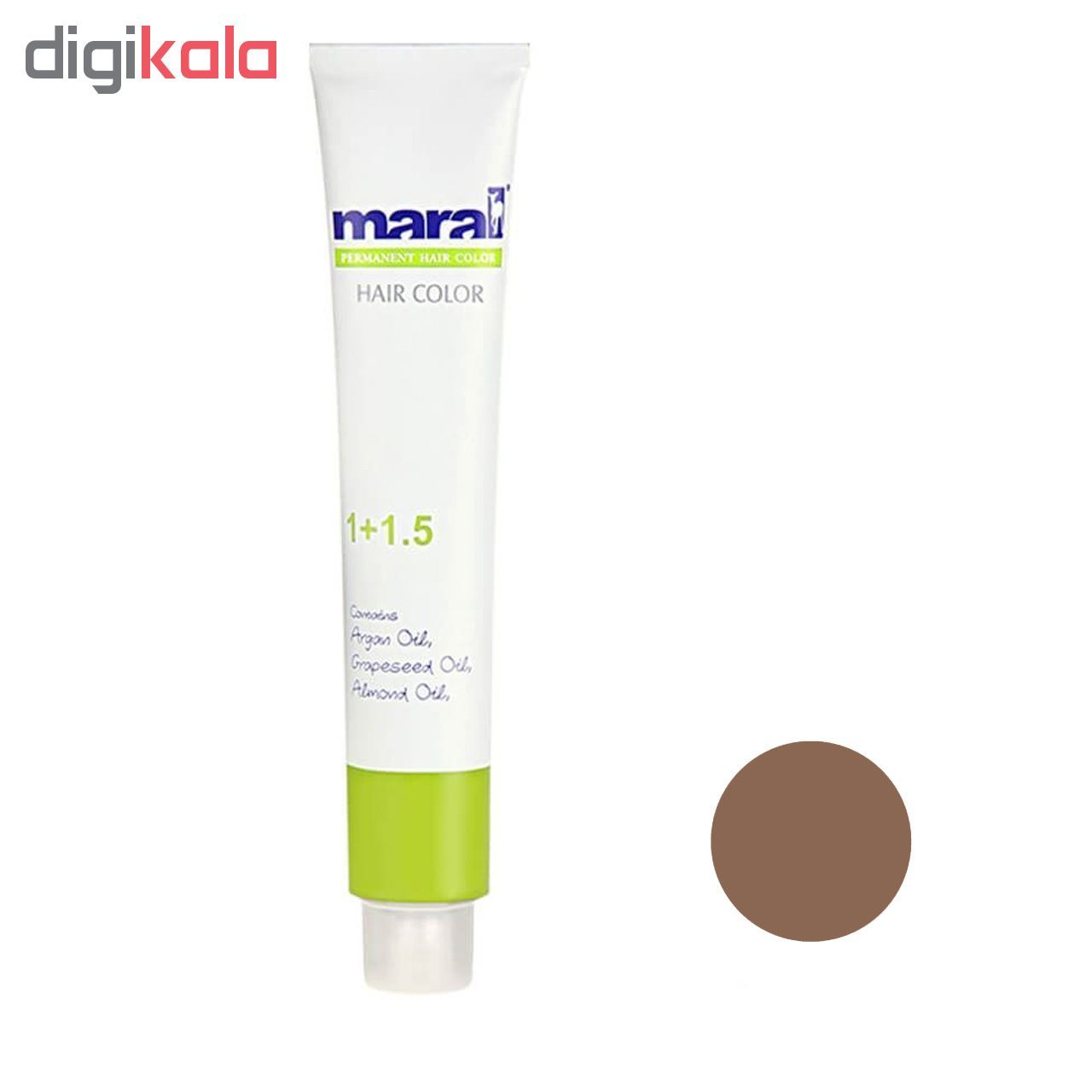 رنگ ابرو مارال شماره 7 حجم 15 میلی لیتر رنگ شکلاتی قهوه ای متوسط main 1 1
