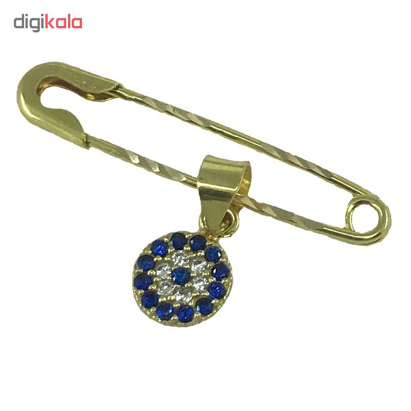 سنجاق سینه طلا 18 عیار زنانه طرح چشم کد SP-008 سنجاق سینه طلا 18 عیار زنانه طرح چشم کد SP-008