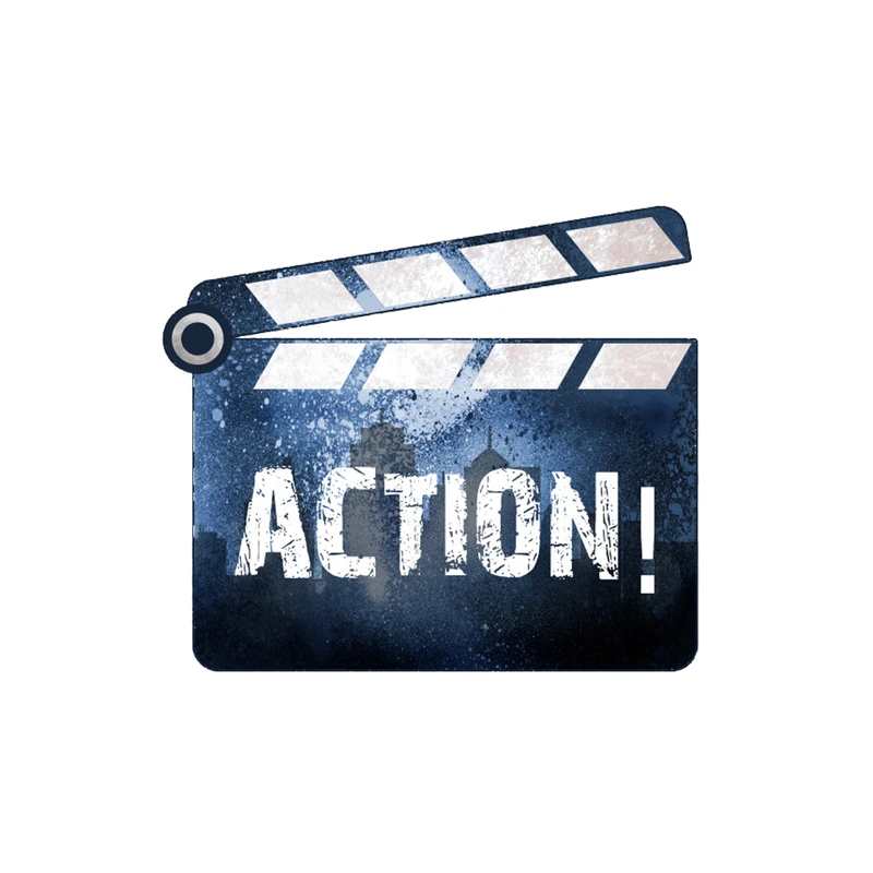 استیکر تزئینی موبایل طرح Action مدل STM812