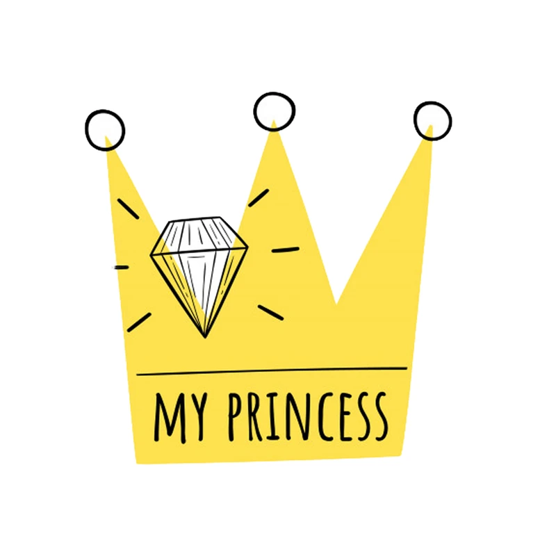 استیکر تزئینی موبایل طرح My Princess مدل STM859