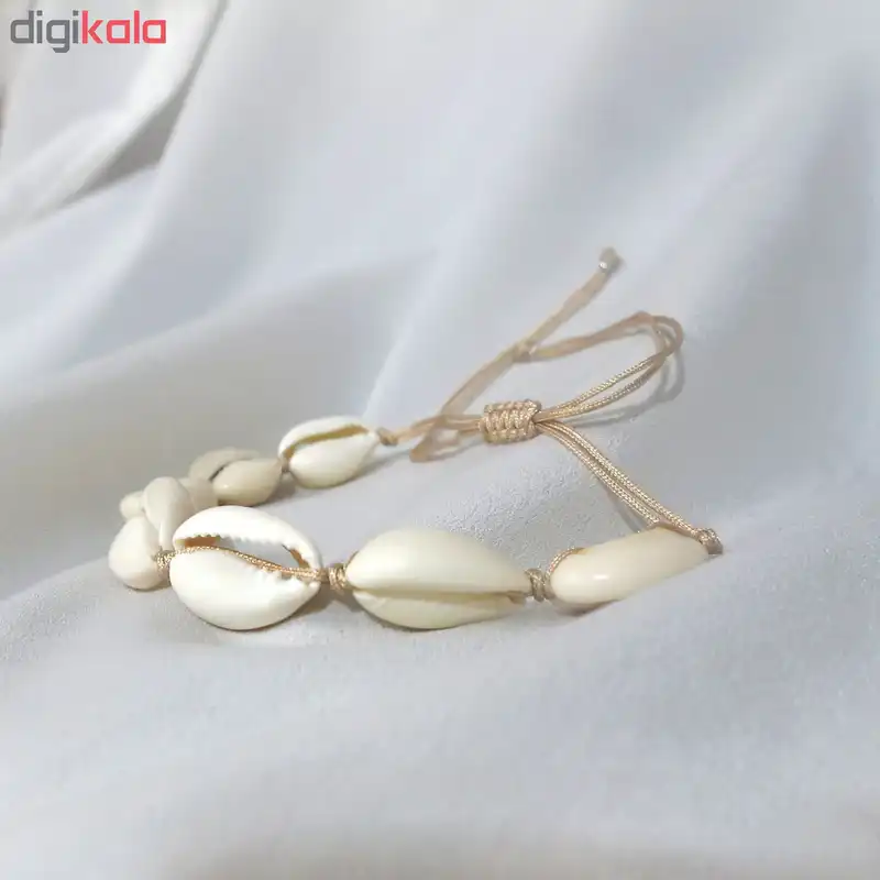 دستبند زنانه طرح صدف کد 80408
