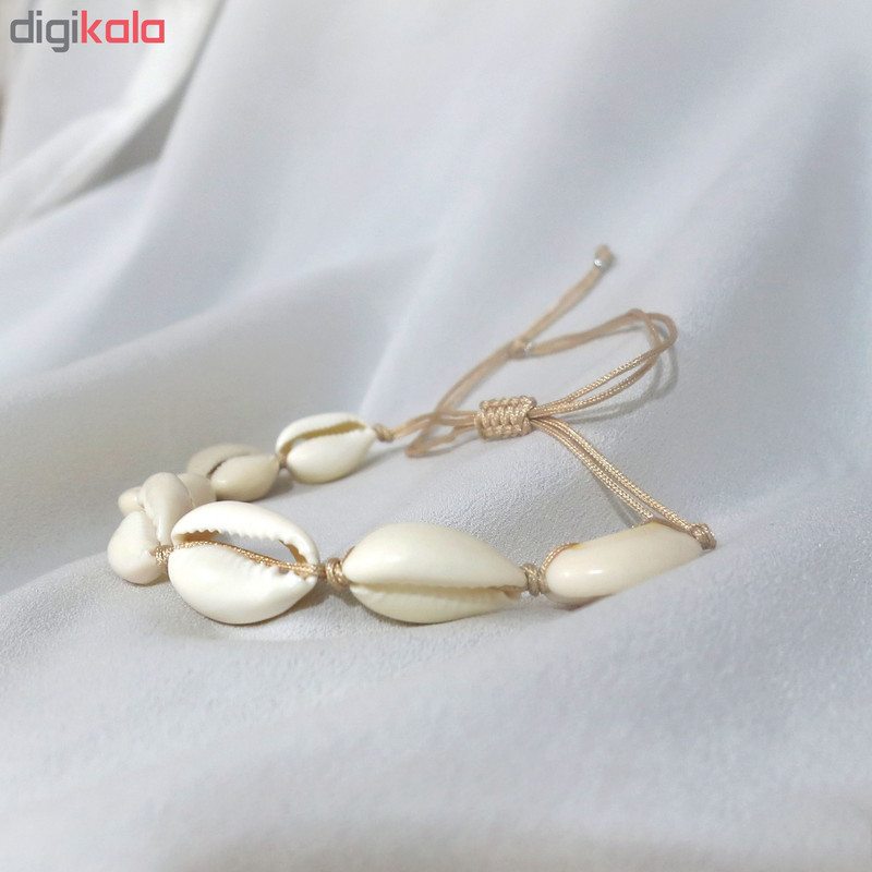 دستبند زنانه طرح صدف کد 80408