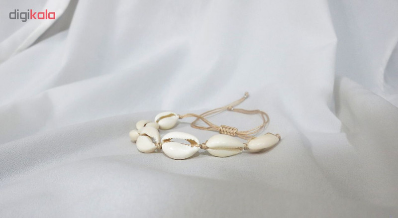 دستبند زنانه طرح صدف کد 80408