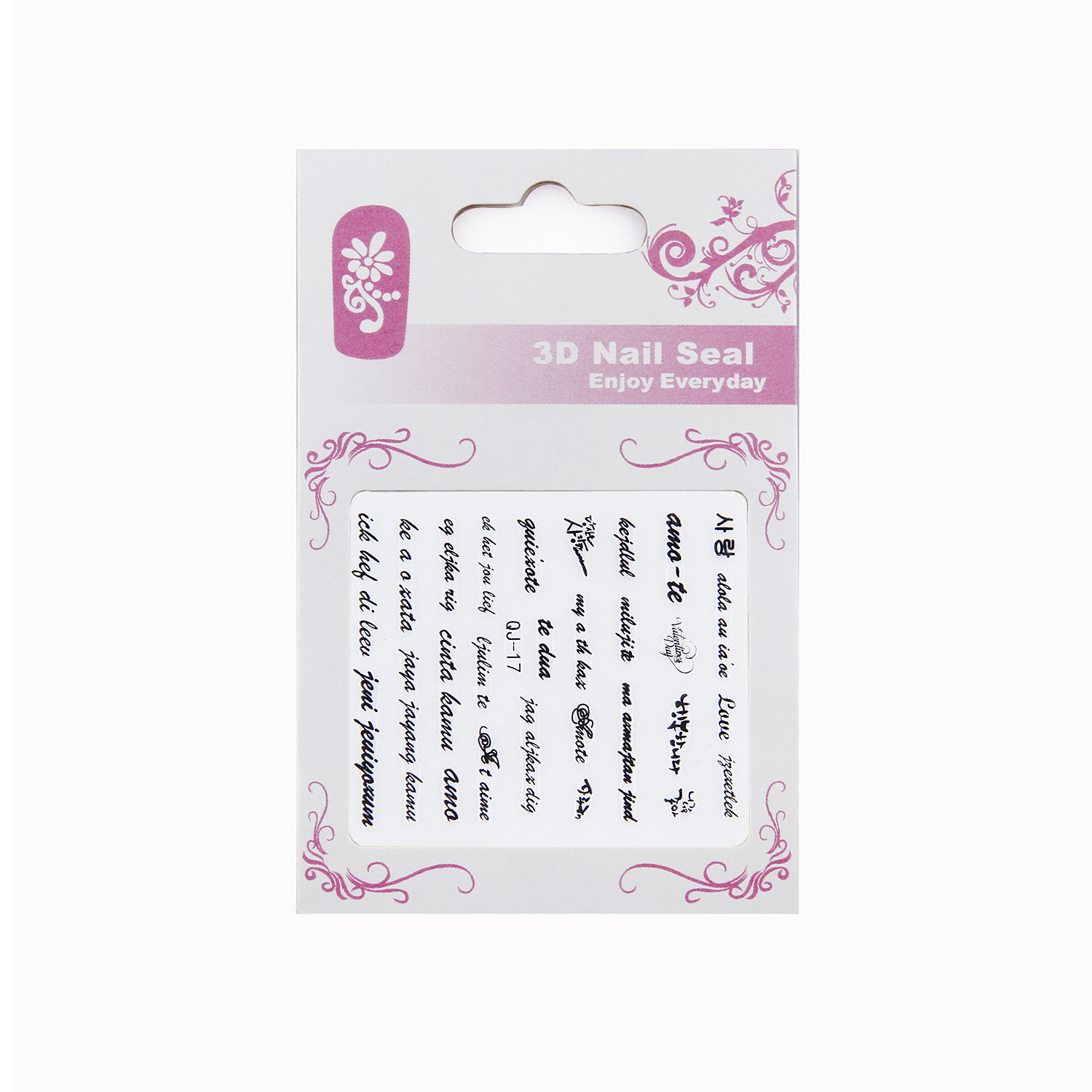 استیکر طراحی ناخن مدل QJ17