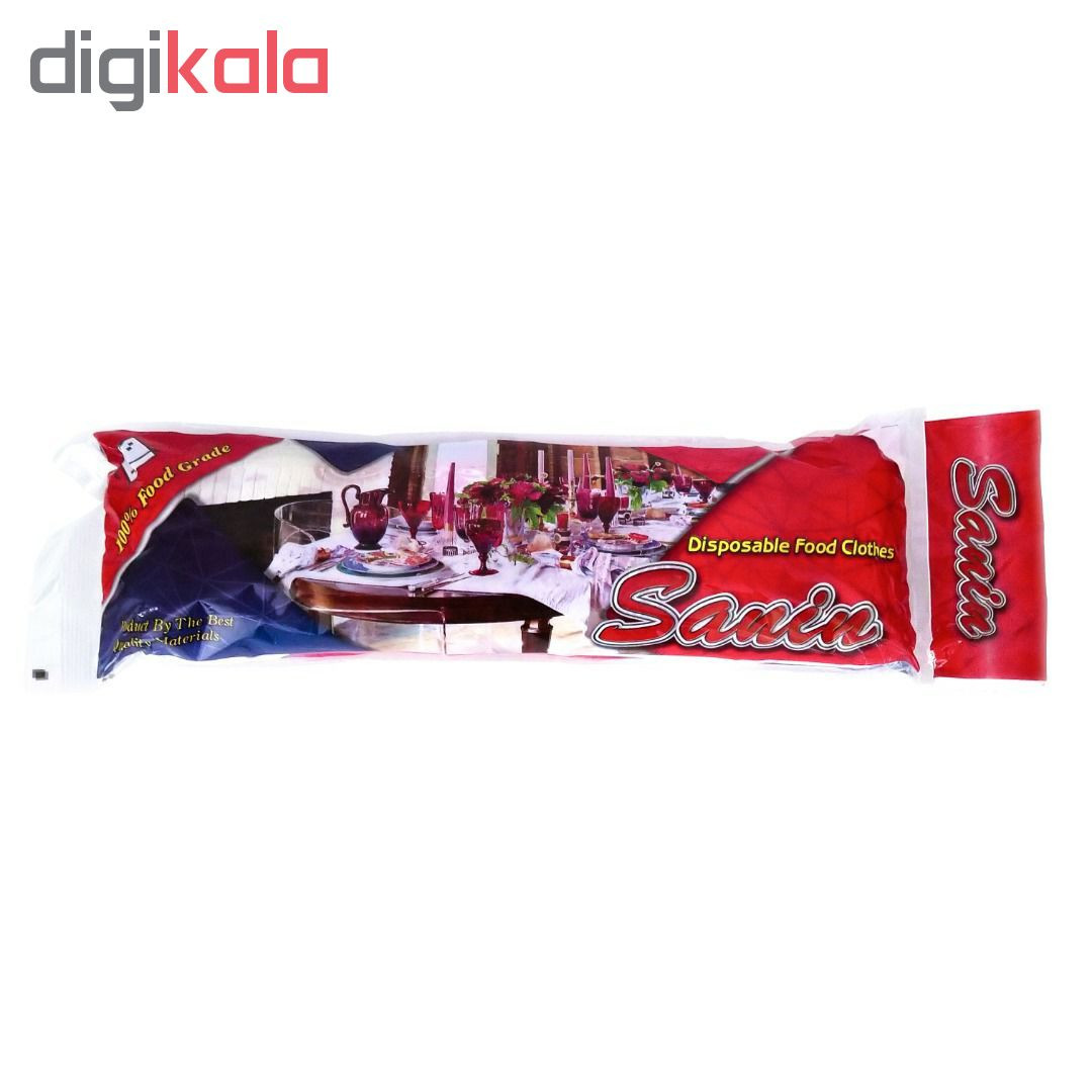 سفره یکبار مصرف سنین طرح پروانه کد 6973 رول 50 متری