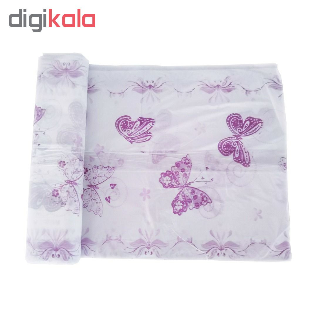 سفره یکبار مصرف سنین طرح پروانه کد 6973 رول 50 متری