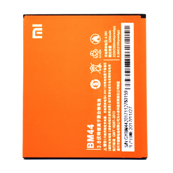 باتری موبایل مدل bm44 ظرفیت 2200 میلی آمپر ساعت مناسب  برای گوشی  موبايل شیائومي redmi 2 