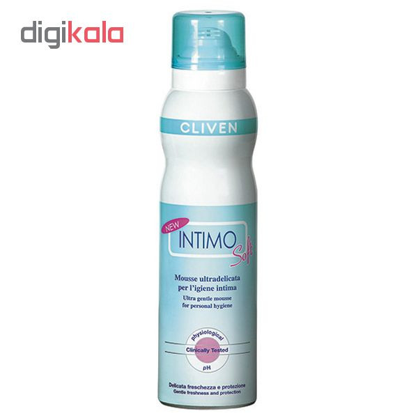 موس بهداشتی بانوان کلیون مدل intimo soft حجم ۱۵۰ میلی لیتر