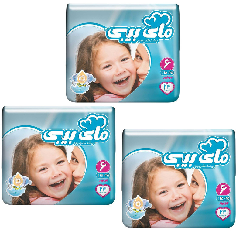 پوشک مای بیبی مدل Chamomile سایز 6 بسته 3 عددی