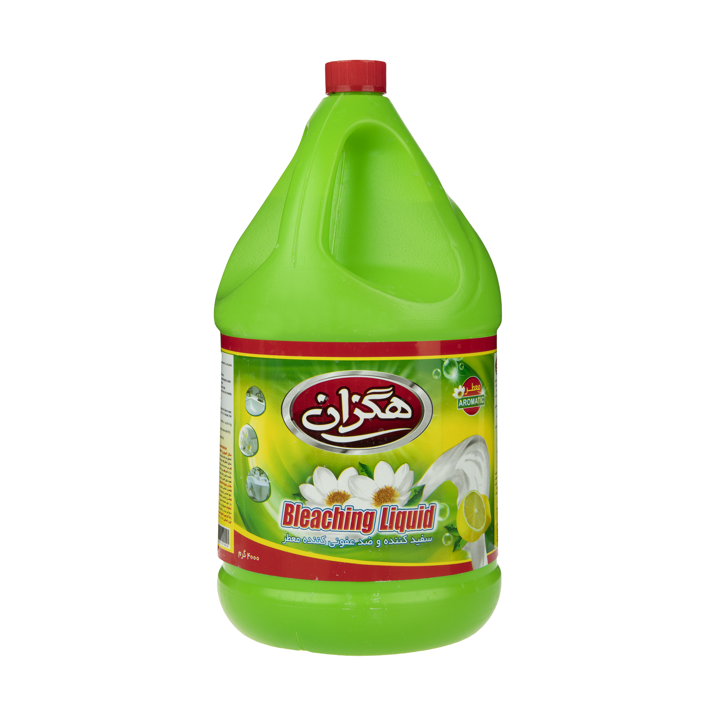 مایع سفید کننده و ضد عفونی کننده هگزان مدل Green حجم 4000 میلی لیتر