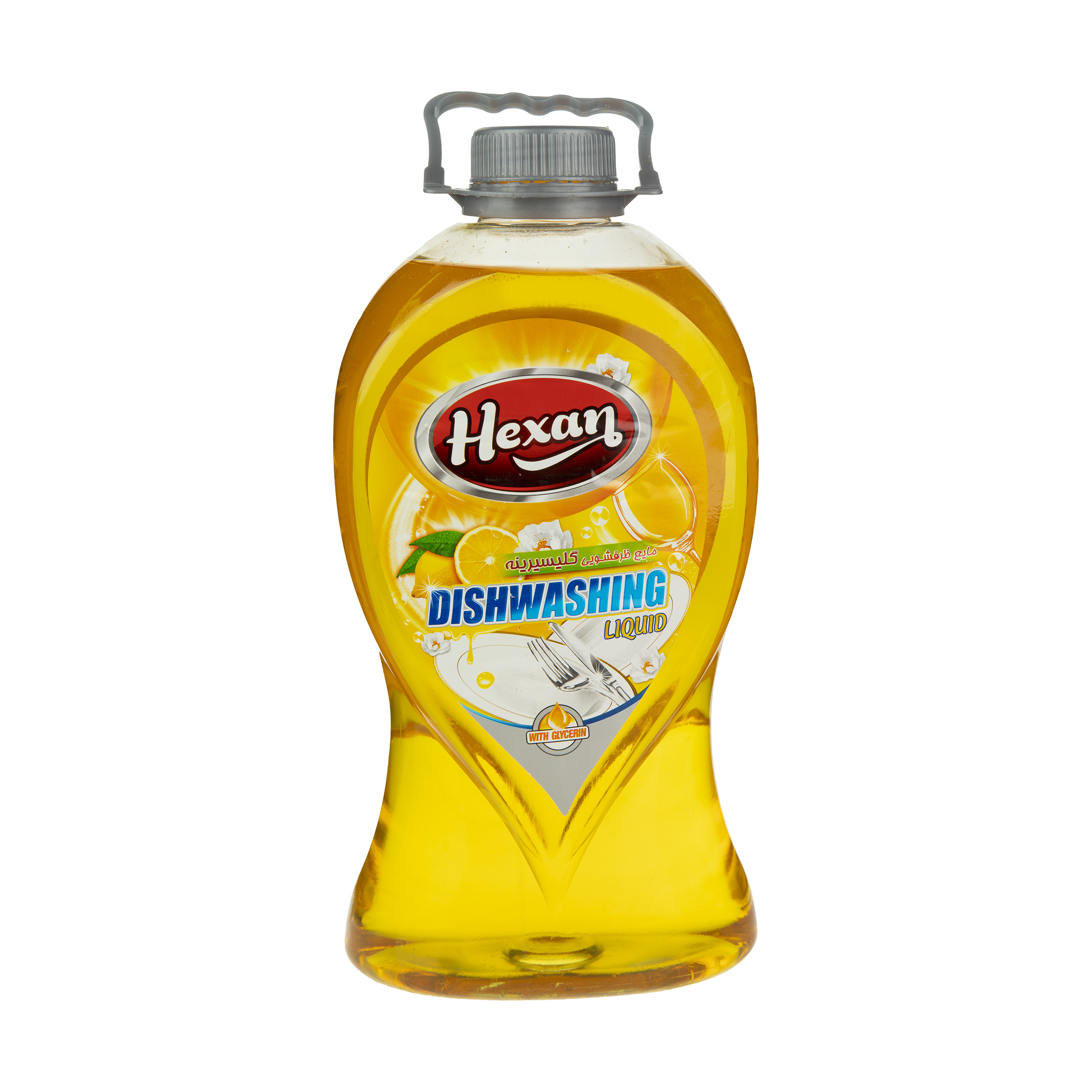 مایع ظرفشویی هگزان مدل Lemon حجم 2500 میلی‌ لیتر