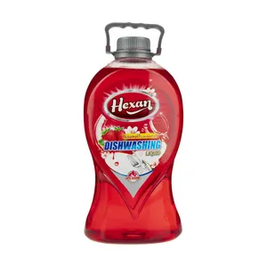 مایع ظرفشویی هگزان مدل Strawberry حجم 2500 میلی‌ لیتر