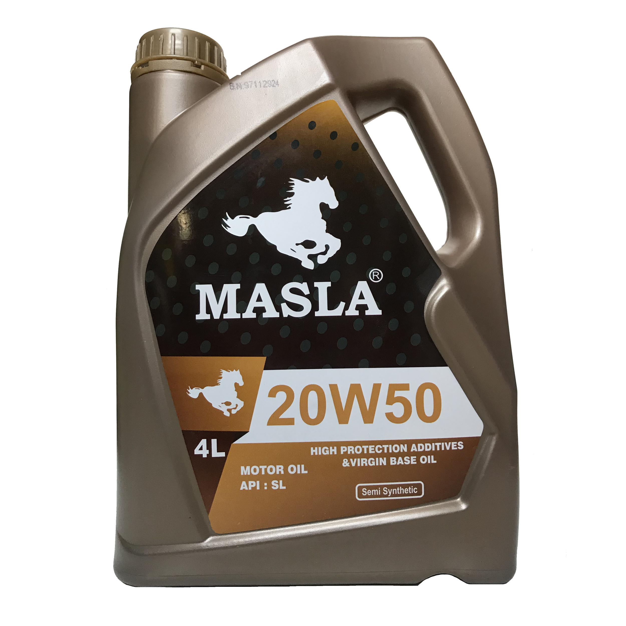 روغن موتور خودرو ماسلا مدل Ms20W50SL حجم 4000 میلی لیتر