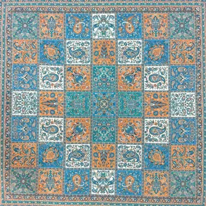 رومیزی ترمه  مدل خشتی کد 11441