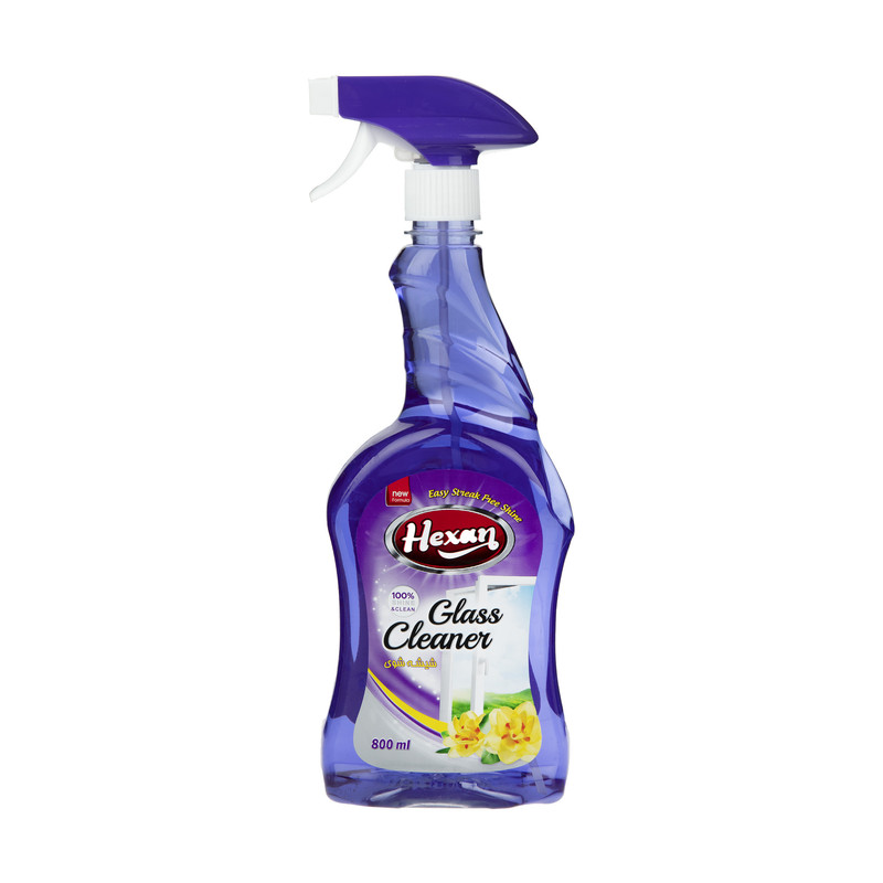 اسپری شیشه پاک کن هگزان مدل Purple حجم 800 میلی لیتر