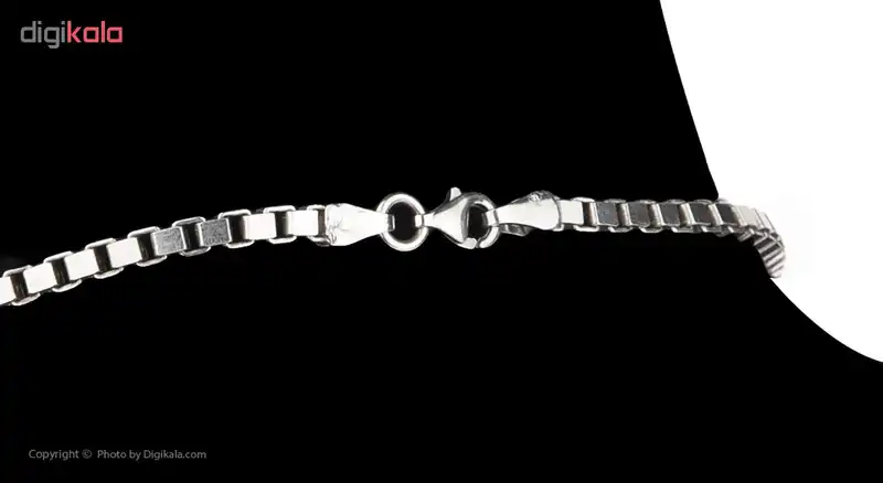 زنجیر نقره زنانه طرح ونیزی کد V003