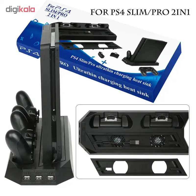 پایه نگهدارنده مدل YH-24 مناسب پلی استیشن 4 اسلیم و پرو