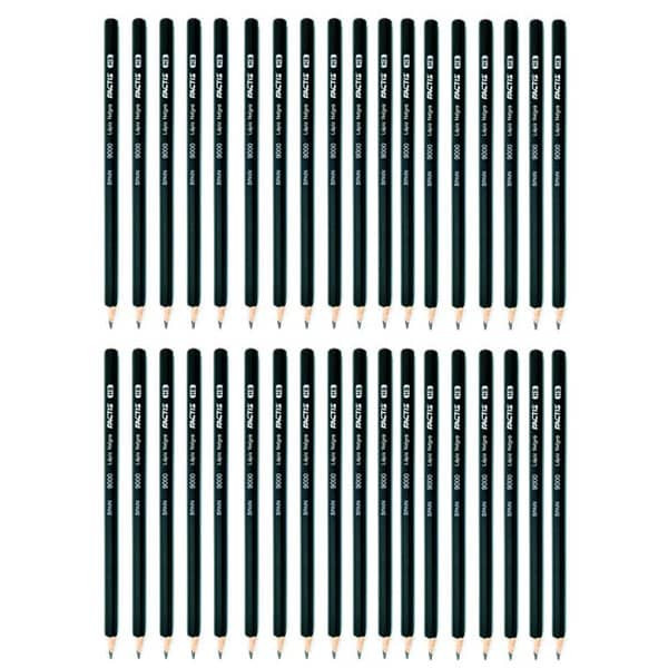 مداد مشکی فکتیس مدل 9000 مجموعه ۳۶ عددی