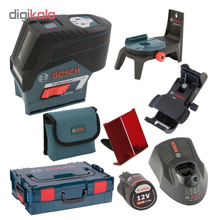 تراز لیزری بوش مدل GCL 2-50 +RM1 + L-Box تراز لیزری بوش مدل GCL 2-50 +RM1 + L-Box