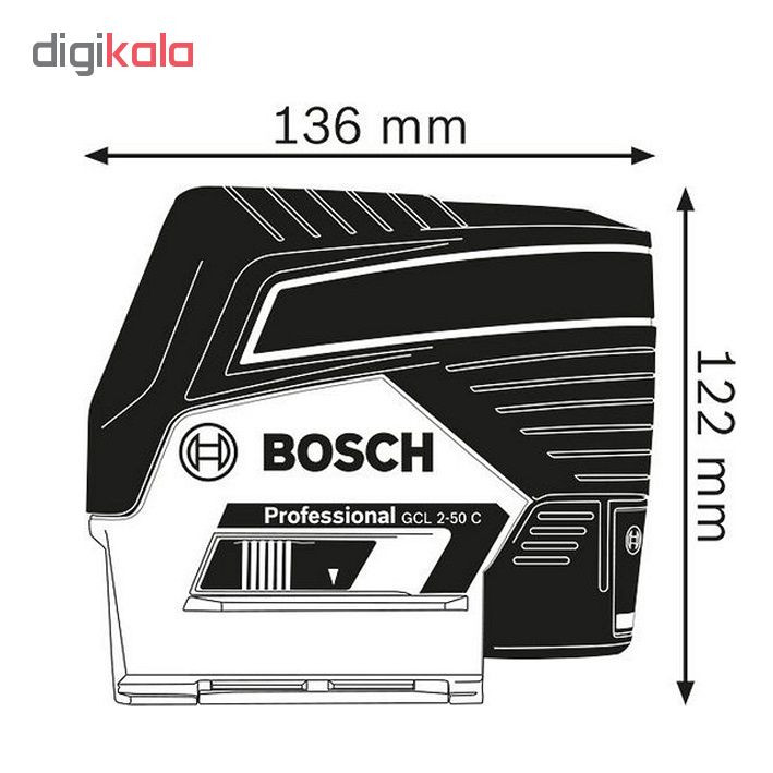 تراز لیزری بوش مدل GCL 2-50 +RM1 + L-Box تراز لیزری بوش مدل GCL 2-50 +RM1 + L-Box