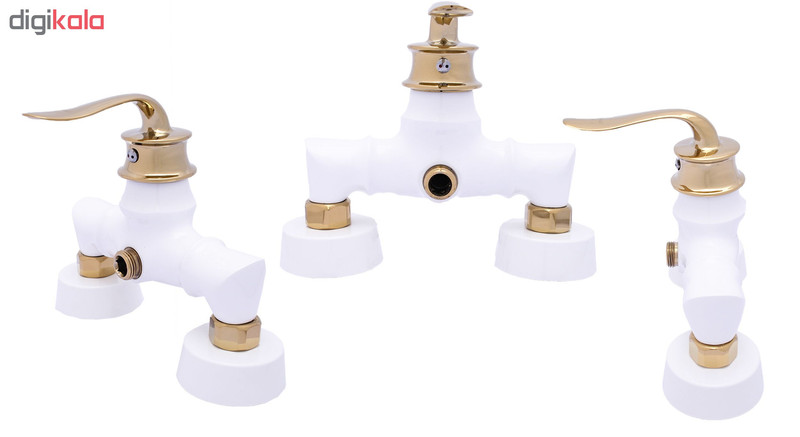 شیرآلات گلپانیک مدل هلن کد A008 مجموعه 4 عددی شیرآلات گلپانیک مدل هلن کد A008 مجموعه 4 عددی