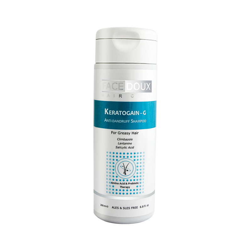 شامپو مو فیس دوکس سری Keratogain مدل Prebiotic Therapy حجم ۲۰۰ میلی لیتر