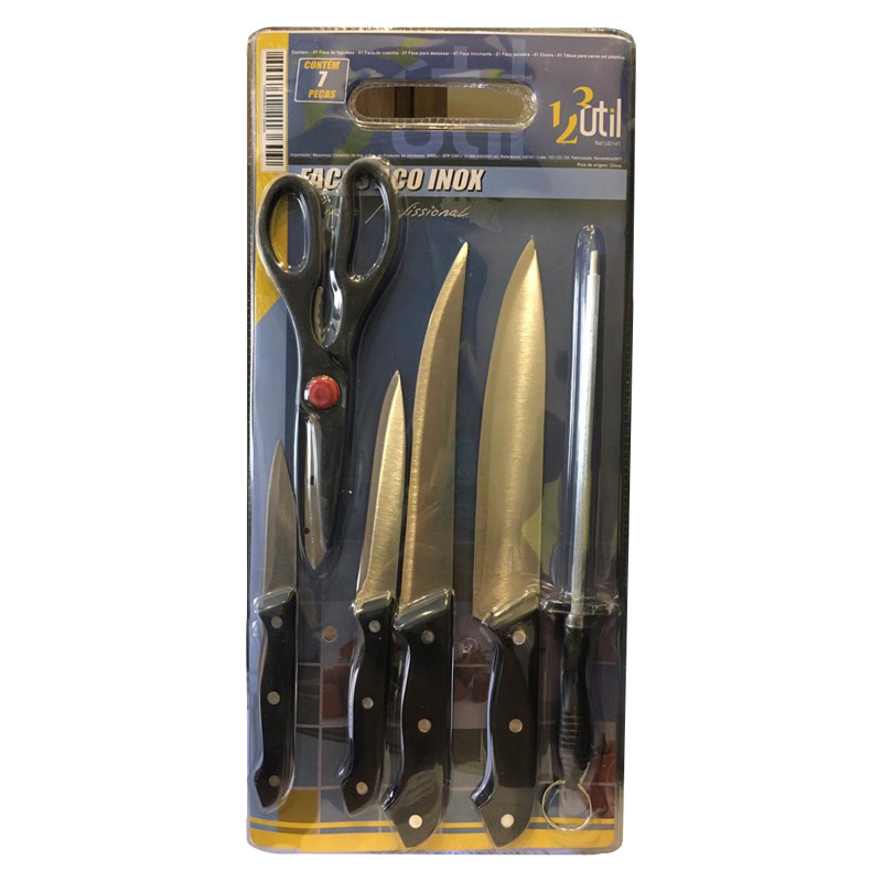 سرویس چاقوی آشپزخانه 7 پارچه مدل N77