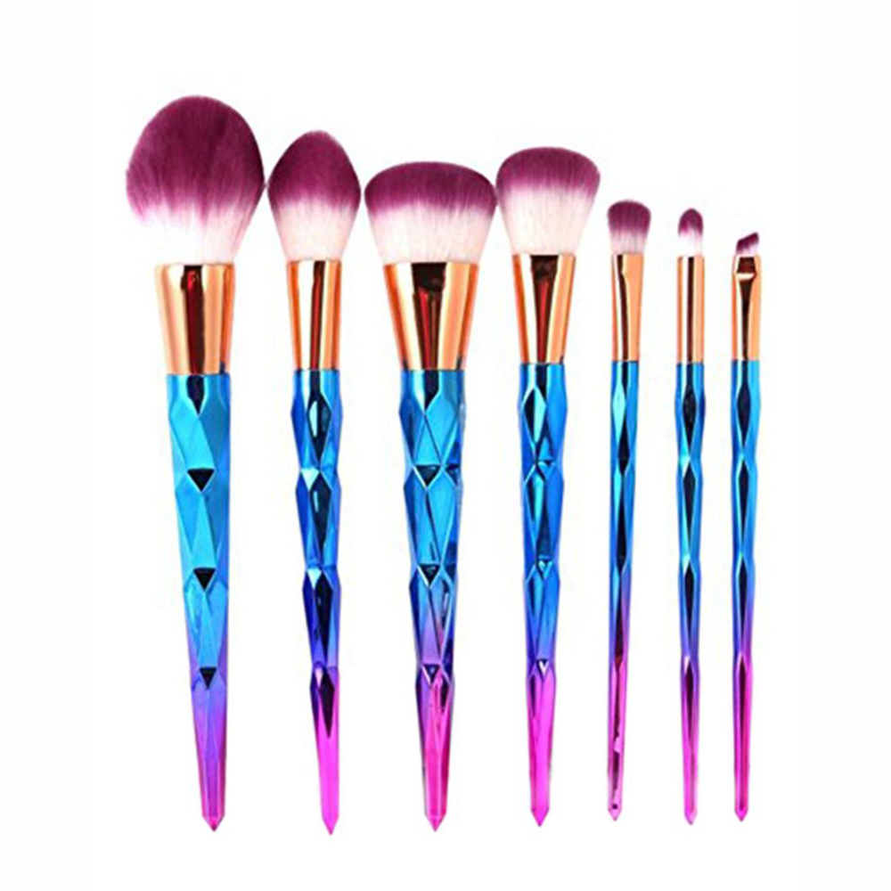 ست برس آرایشی طرح الماس مجموعه 7 عددی