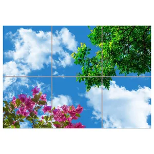 تایل سقفی آسمان مجازی مدل AZ32033 سایز 60*60 سانتی متر بسته 6 عددی