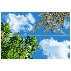تایل سقفی آسمان مجازی مدل AZ32034 سایز 60*60 سانتی متر بسته 6 عددی