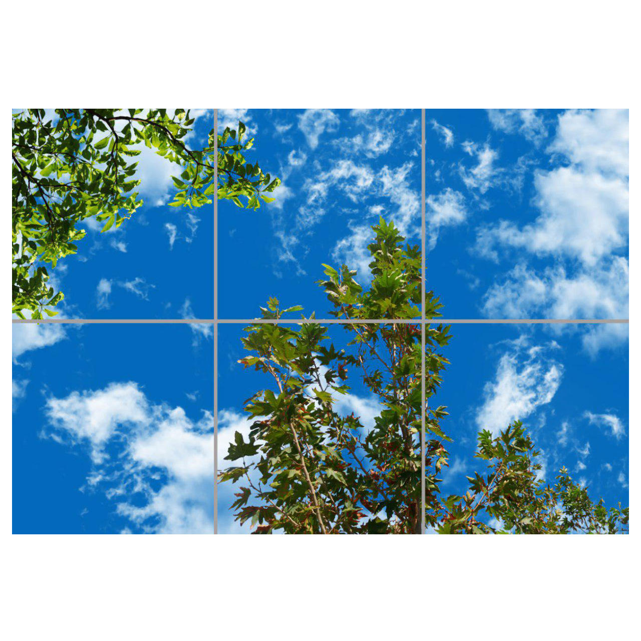 تایل سقفی آسمان مجازی مدل AZ32035 سایز 60*60 سانتی متر بسته 6 عددی