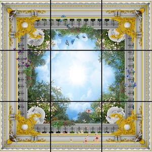 تایل سقفی آسمان مجازی مدل AZ33063 سایز 60*60 سانتی متر بسته 9 عددی