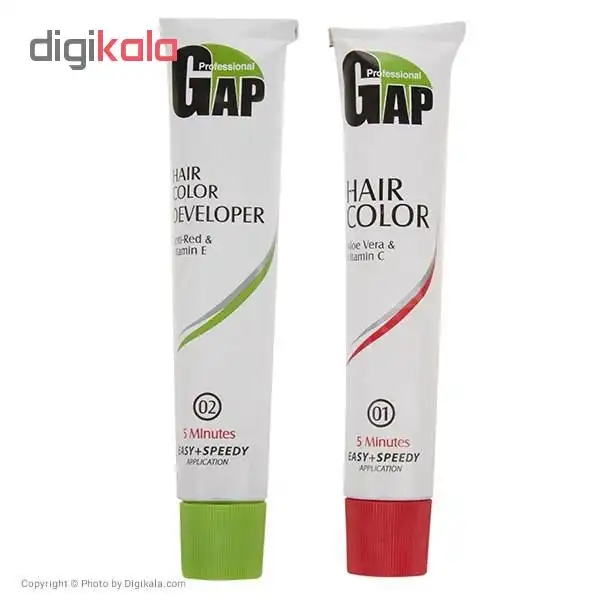 کیت رنگ مو گپ سری Men Perfect شماره 4.0 رنگ قهوه ای