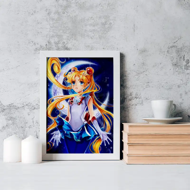 تابلو خندالو مدل اوساگی تسوکینو انیمه سیلور مون Sailor Moon کد 17425