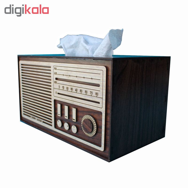 جعبه دستمال کاغذی دنالیزر طرح رادیو کدdr2