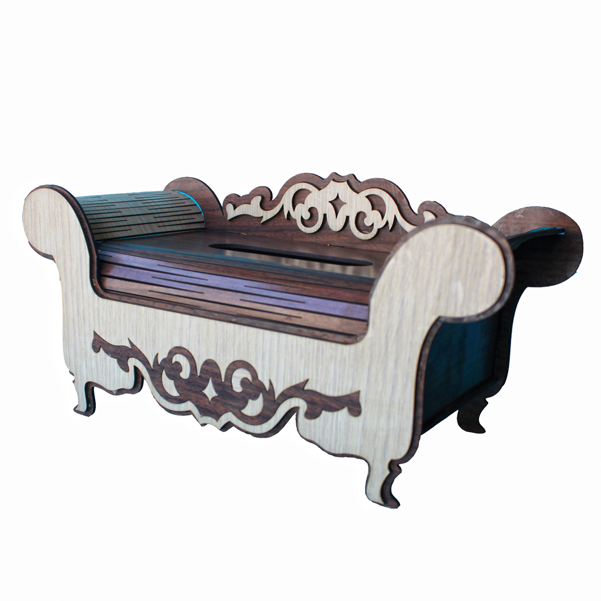 جعبه دستمال کاغذی طرح مبل کد dm1