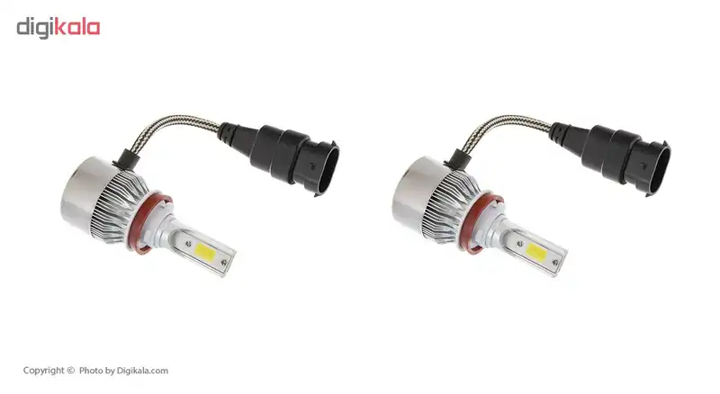 لامپ ال ای دی خودرو سی 6 مدل 001 پایه H11