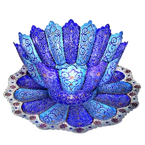 ست میناکاری آسمانی طرح مینای عشق مدل KB-1-4-Size_C