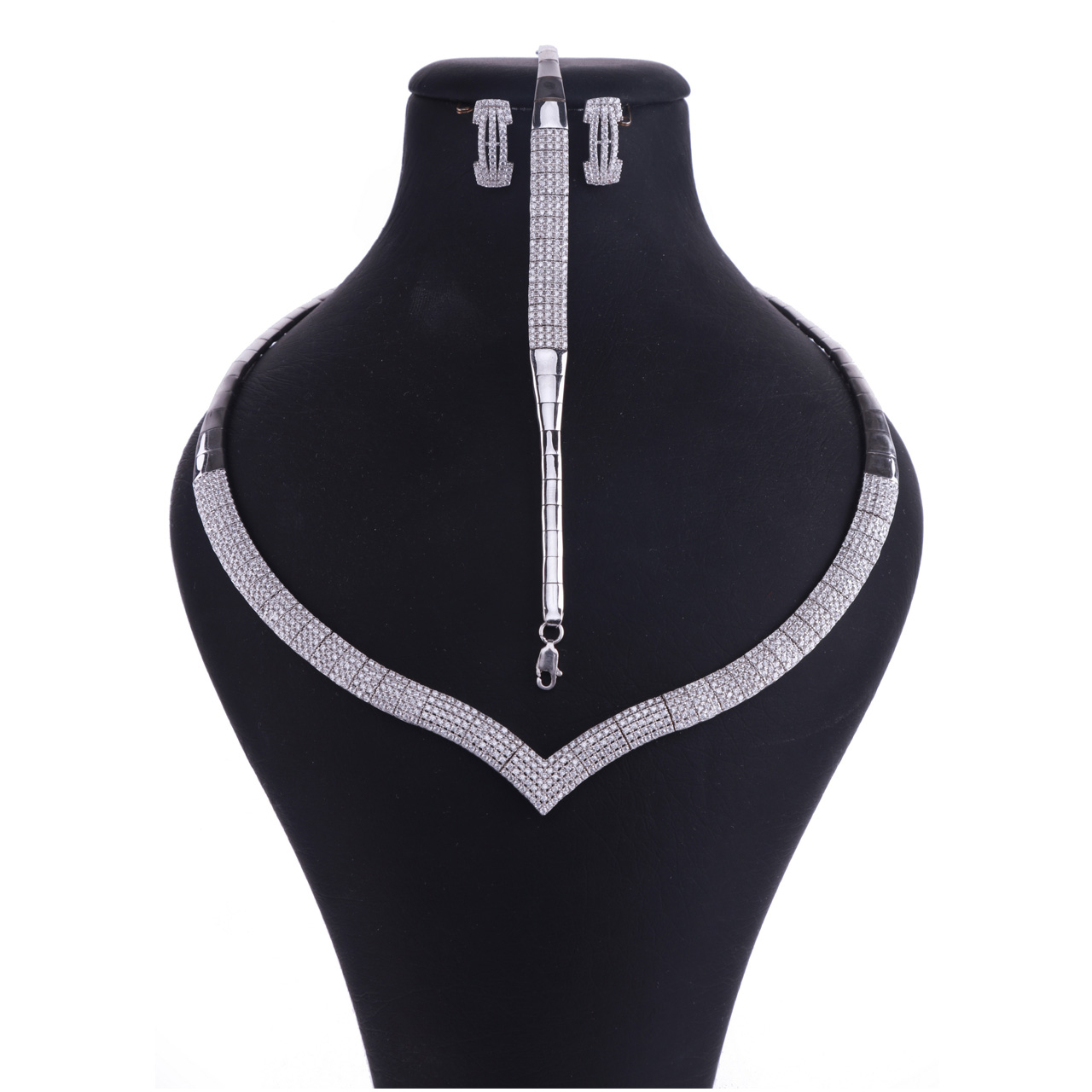 نیم ست نقره زنانه کد 1118