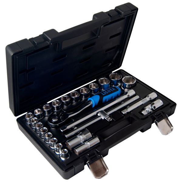 مجموعه 25 عددی آچار بکس لیکوتا مدل ALK-8001F مجموعه 25 عددی آچار بکس لیکوتا مدل ALK-8001F
