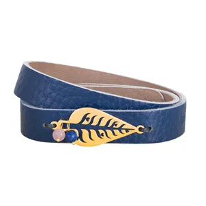 دستبند نقره زنانه طرح برگ کد 01