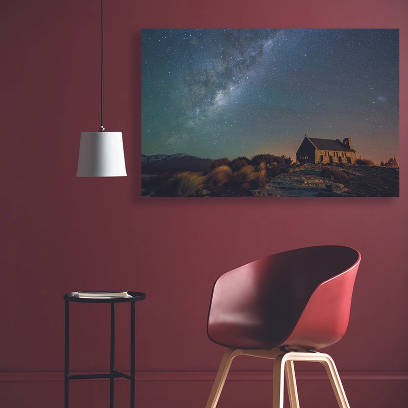 تابلو شاسی سری برترین عکس های نجومی طرح کهکشان راه شیری کد 463