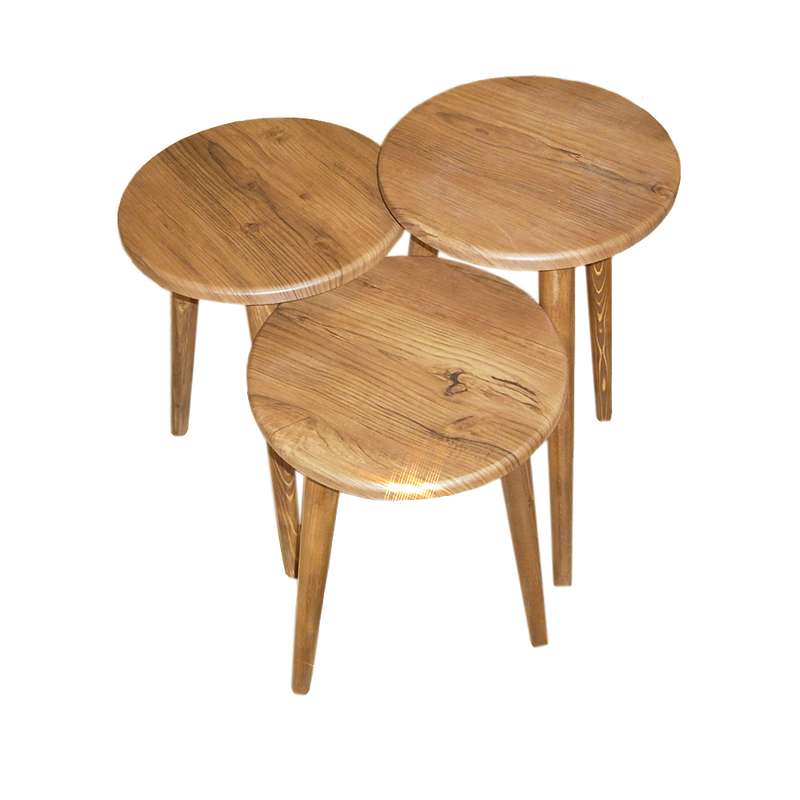 میز عسلی مدل 456 کد 01 مجموعه 3 عددی