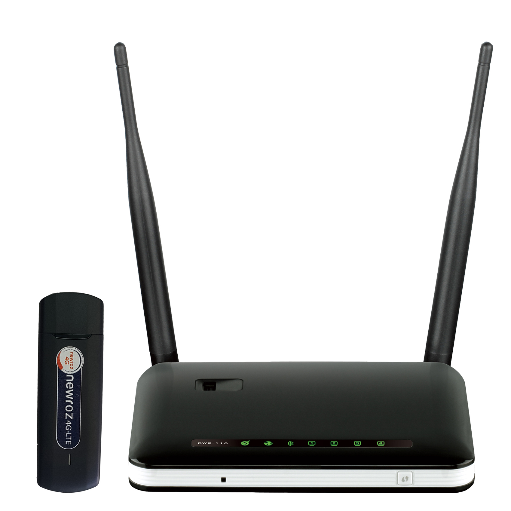 مودم 4G هوآوی مدل E3272 به همراه روتر دی-لینک مدل DWR116
