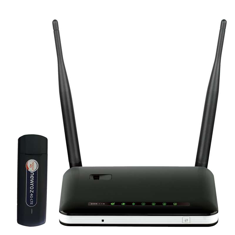 مودم 4G هوآوی مدل E3272 به همراه روتر دی-لینک مدل DWR116