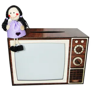 جعبه دستمال کاغذی طرح تلویزیون کد BX-3391