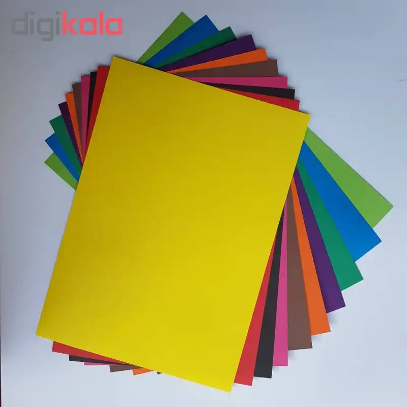 مقوا رنگی کد C3010 سایز 25×35 سانتی متر بسته 30 عددی