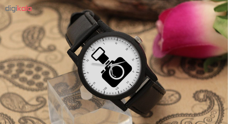 ساعت مچی عقربه ای طرح دوربین عکاسی مدل LF1234