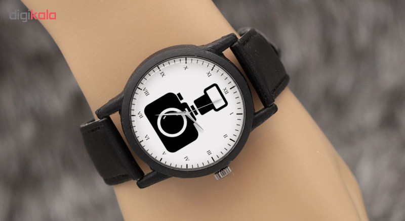 ساعت مچی عقربه ای طرح دوربین عکاسی مدل LF1234