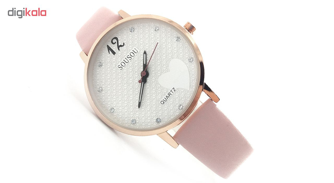 ساعت مچی عقربه ای زنانه سوسو مدل HEART 2451